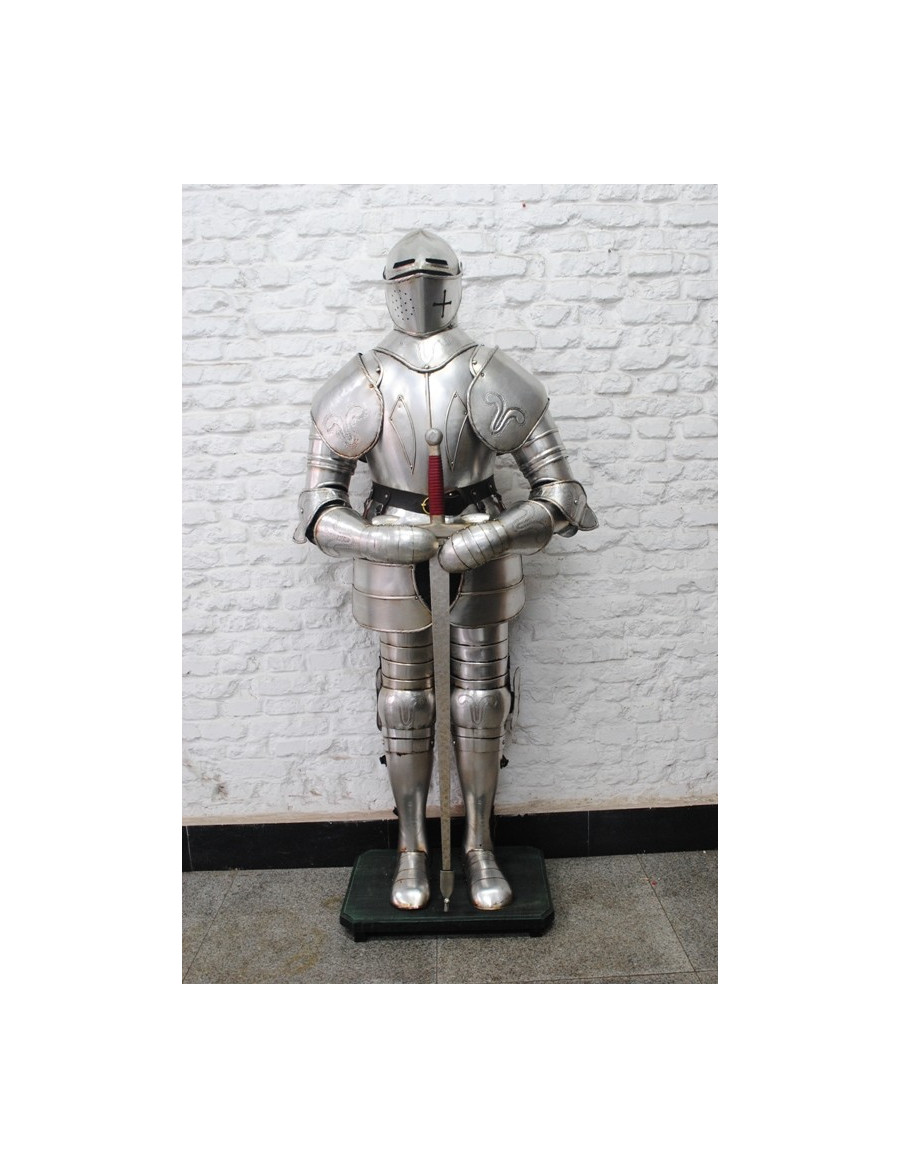Noble armure médiévale, 180 cm. ⚔️ Boutique Épées