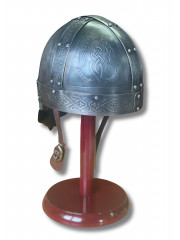 CASQUE VIKING AVEC VISIERE DECORE