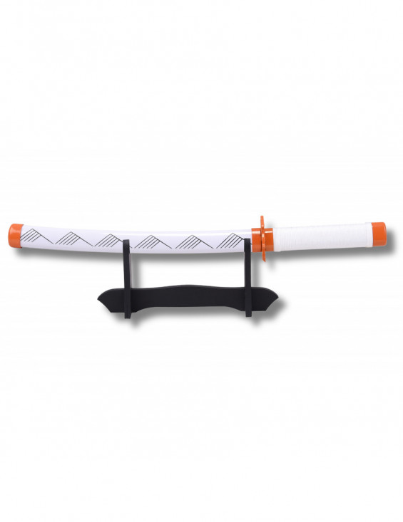 Mini katana bois orange et blanc