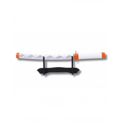 Mini katana bois orange et blanc