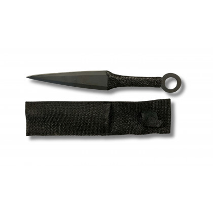 KUNAI GRAND MODELE NOIR AVEC ETUI