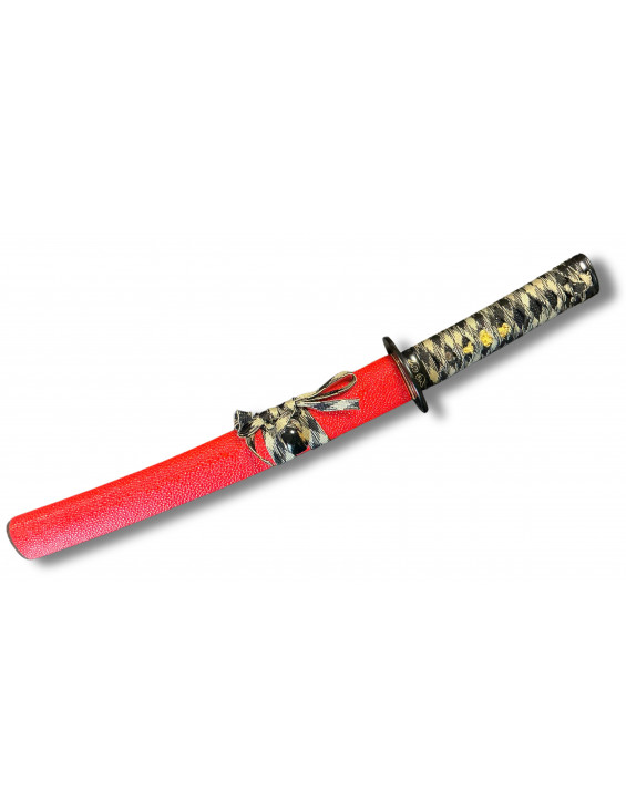 TANTO FORGE ROUGE LAME FLEUR DE CERISIER 1045