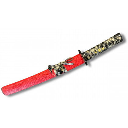 TANTO FORGE ROUGE LAME FLEUR DE CERISIER 1045