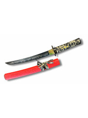 TANTO FORGE ROUGE LAME FLEUR DE CERISIER 1045