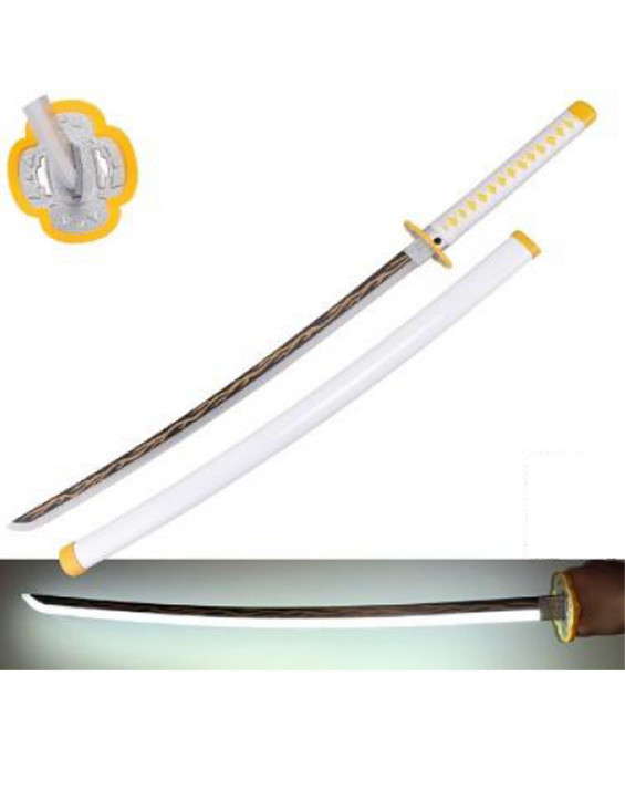 KATANA LUMINEUX BLANC ET OR