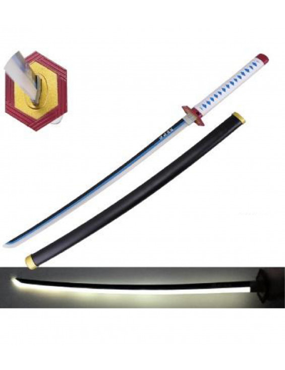 KATANA LUMINEUX NOIR ET BLANC