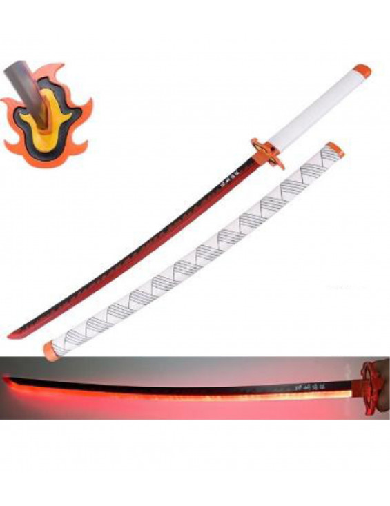 KATANA LUMINEUX BLANC ET ORANGE