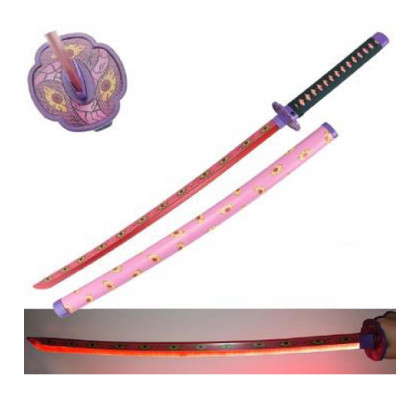 KATANA LUMINEUX ROSE ET NOIR