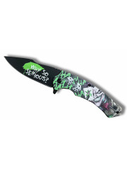 COUTEAU JOKER VERT OUVERTURE ASSISTEE