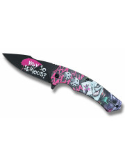 COUTEAU JOKER ROSE OUVERTURE ASSISTEE